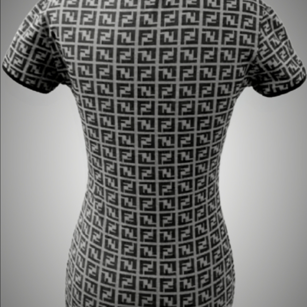 Fendi Zucca Black/Gray Shirt - Picture 2 of 12